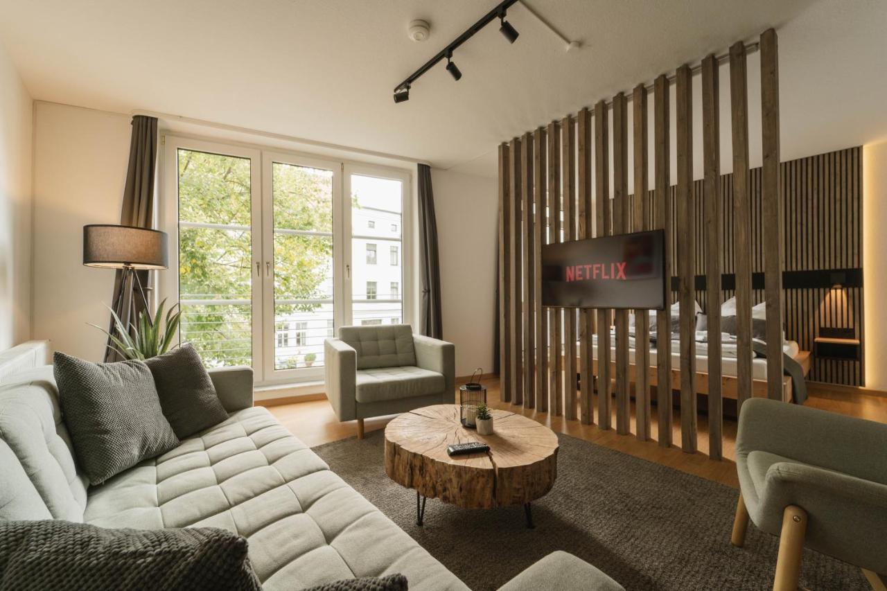 Raum921 - Stilvolles Apartment - Wlan, Tiefgarage, Kueche, Netflix มัคเดอบวร์ก ภายนอก รูปภาพ