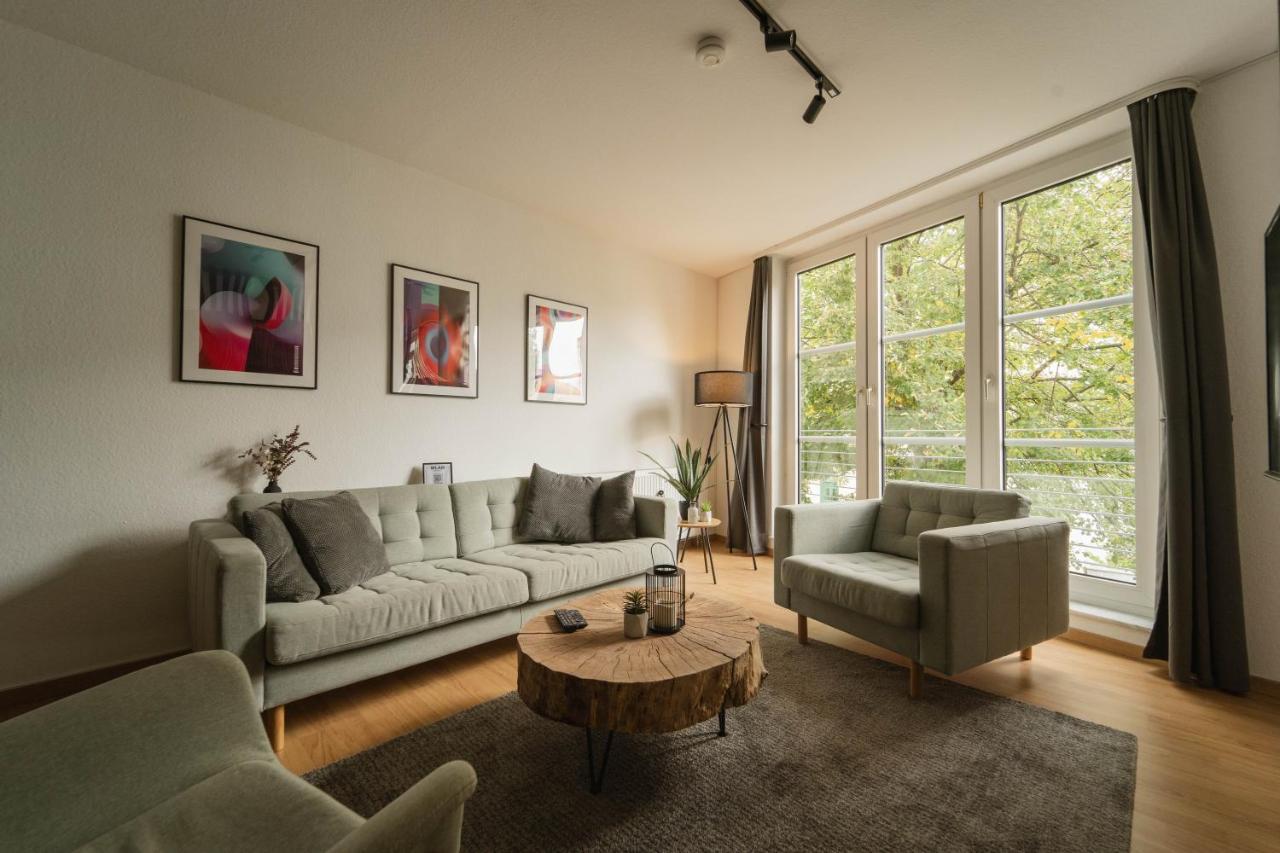 Raum921 - Stilvolles Apartment - Wlan, Tiefgarage, Kueche, Netflix มัคเดอบวร์ก ภายนอก รูปภาพ