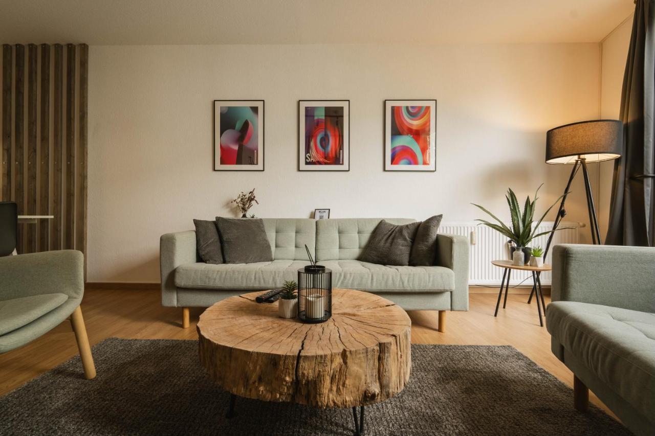 Raum921 - Stilvolles Apartment - Wlan, Tiefgarage, Kueche, Netflix มัคเดอบวร์ก ภายนอก รูปภาพ